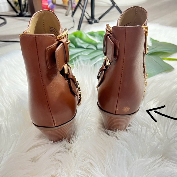 Michael Kors Dover Astor Stud Leather Ankle Boot ✨brand new✨ No box - Picture 7 of 7